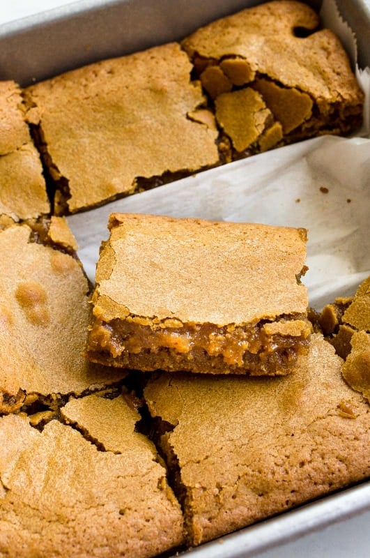 blondies in 8 inch pan