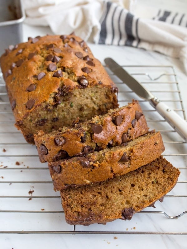 chocolate chip zucchini bread recipe