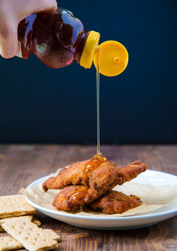 graham-cracker-chicken Graham Cracker Chicken Strips @dessertfortw