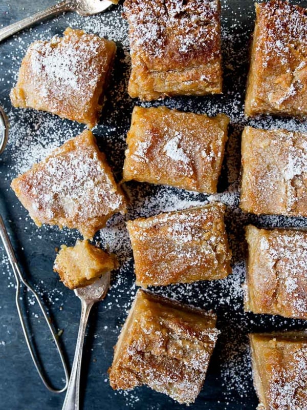Homemade Gooey Butter Cake from scratch