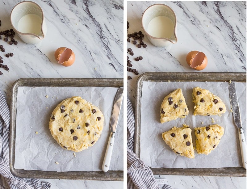 chocolate chip scones
