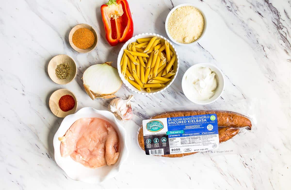 cajun chicken pasta ingredients