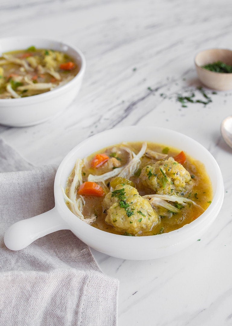 instant-pot-chicken-and-dumplings Instant Pot Chicken and Dumplings for Two in the Instant Pot Mini.