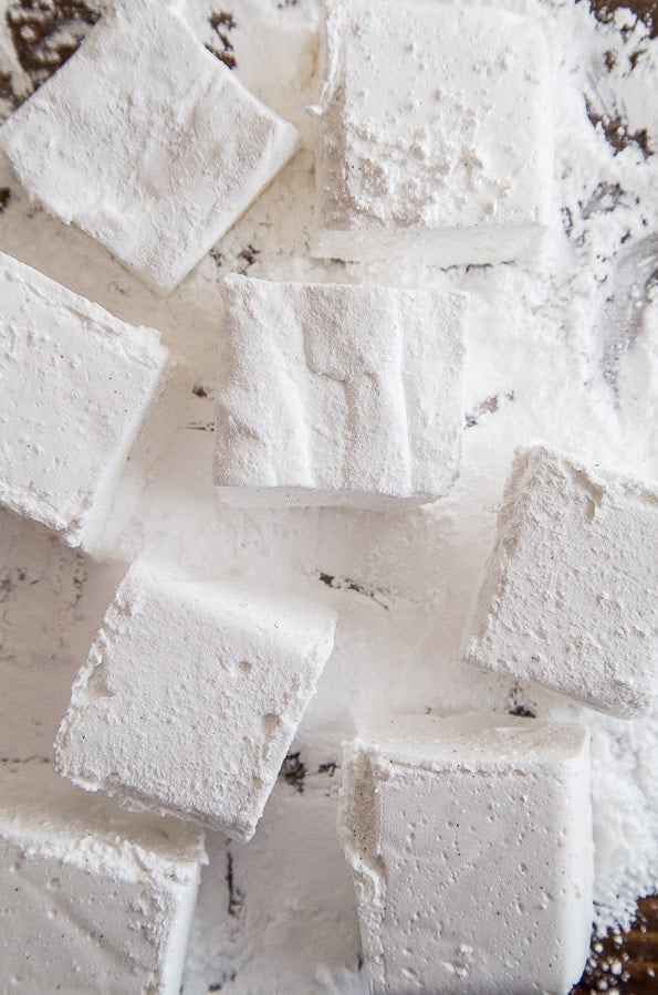 Homemade vanilla bean marshmallows @dessertfortwo