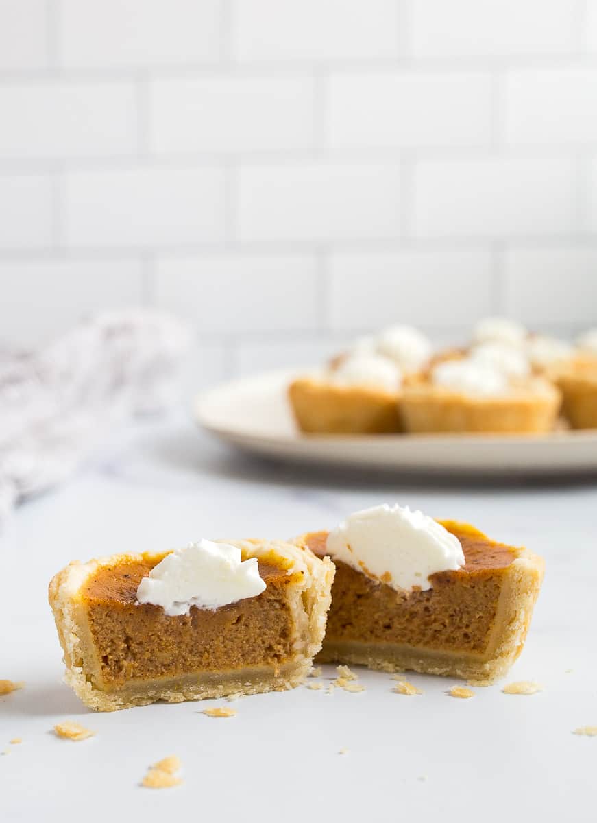 mini pumpkin pies
