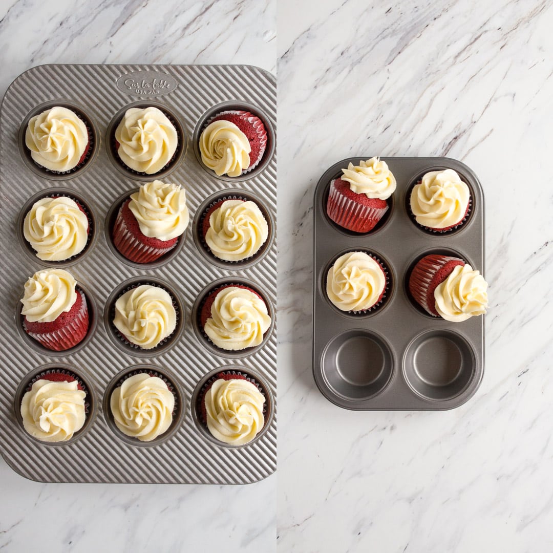 how to scale down cupcake recipe
