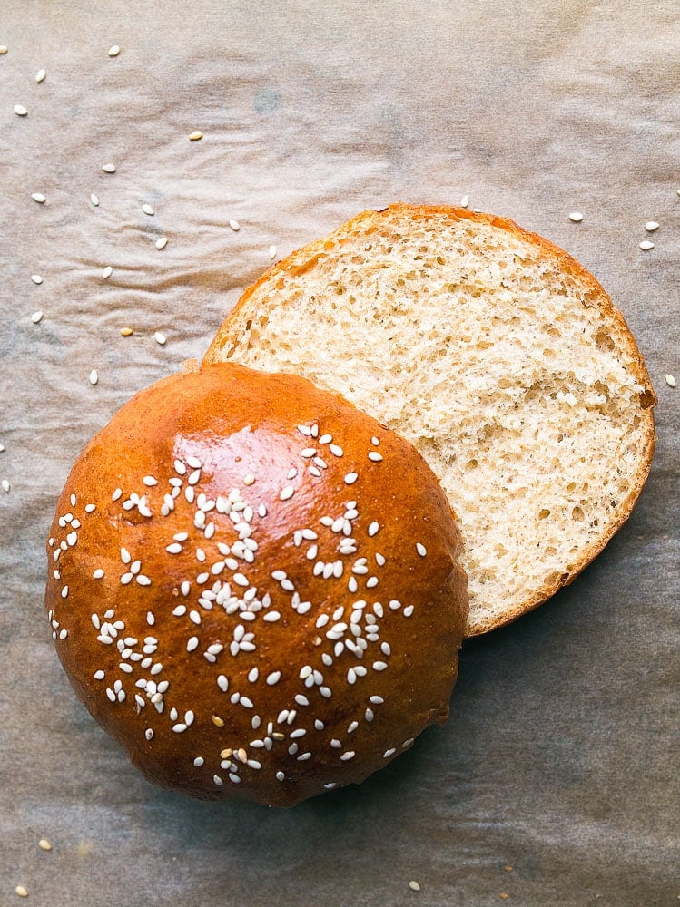 Brioche Bun Recipe for Homemade Hamburger Buns from Scratch
