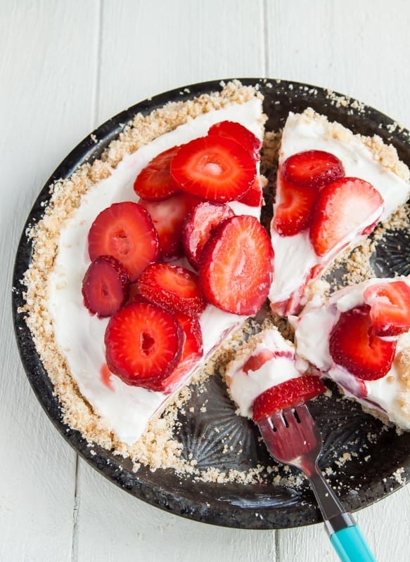 Strawberry Yogurt Pie