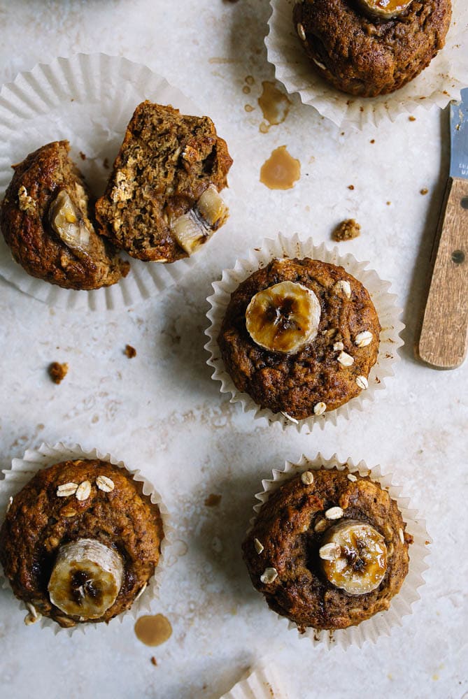 Small Batch Vegan Banana Muffins
