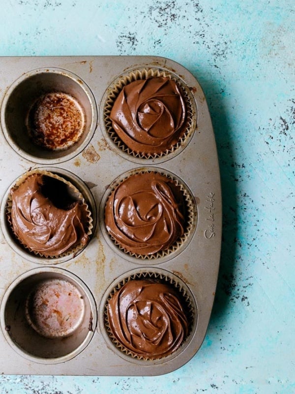 Vegan Chocolate Cupcakes, Small Batch Cupcakes for Two
